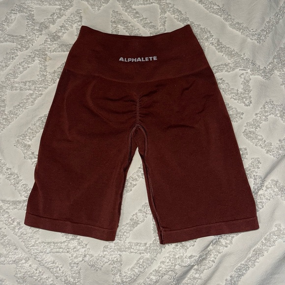 Alphalete Amplify Biker Short - Copper - Size XS - Picture 3 of 3